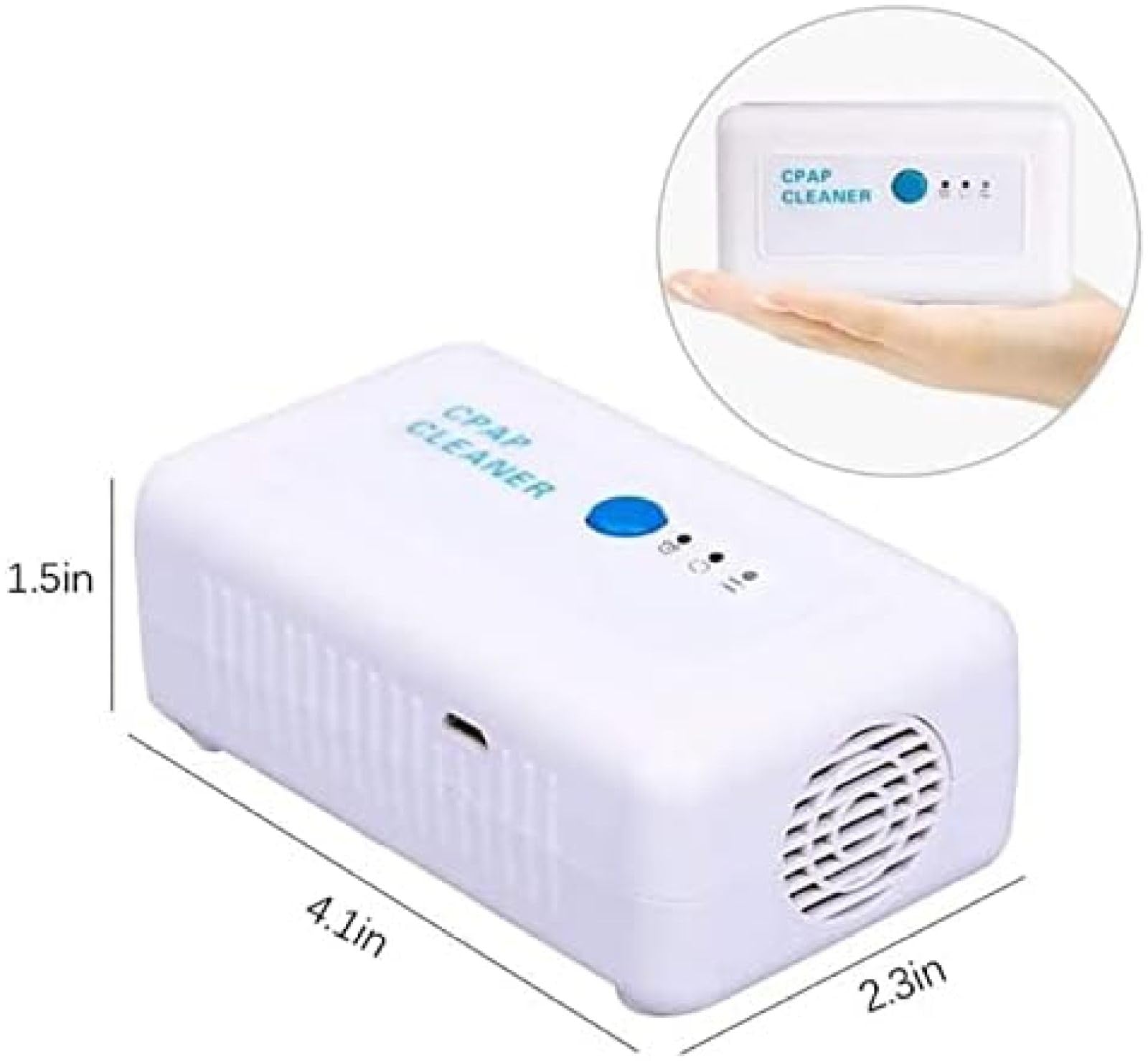 Amazon.co.jp: Cpap クリーナーと消毒剤、ポータブルミニ CPAP 洗浄機